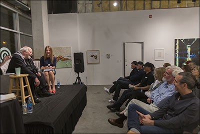 Dave Hickey and Julia Friedman speak at the Contemporary Arts Collective in Las Vegas , Nv 03.05.2016